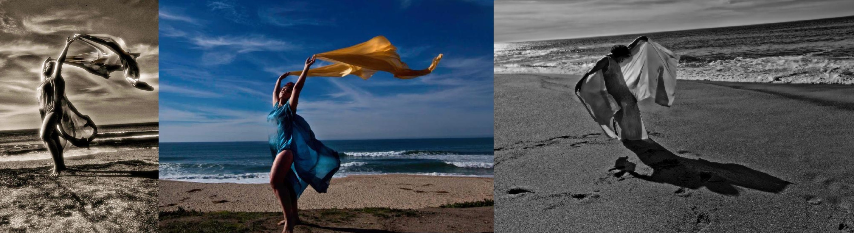 "Loisadora Beach Triptych"